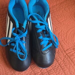 Adidas Kids' Black and Blue Sneakers